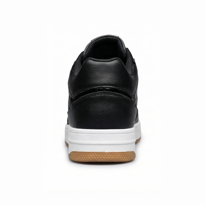 HEIGHTN Apex sneaker rear heel view showing chunky white midsole