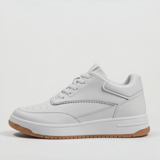 HEIGHTN Summit white sneaker three-quarter front angle