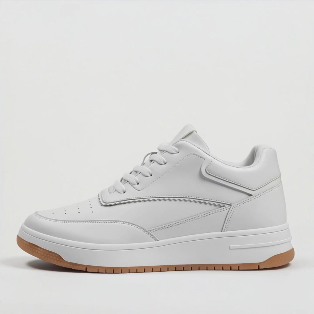 HEIGHTN Summit white sneaker three-quarter front angle