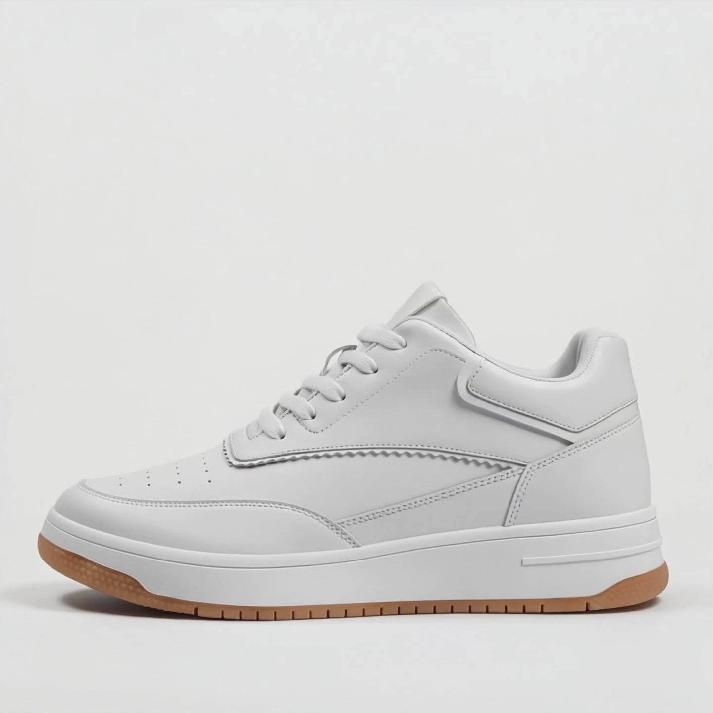 HEIGHTN Summit white sneaker three-quarter front angle